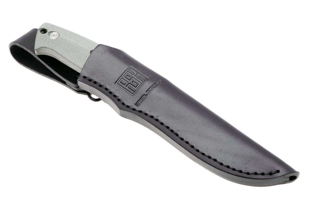Real Steel Black Thorn 3621GM, Satin K110, Green Micarta vaststaand mes, Ivan Braginets design