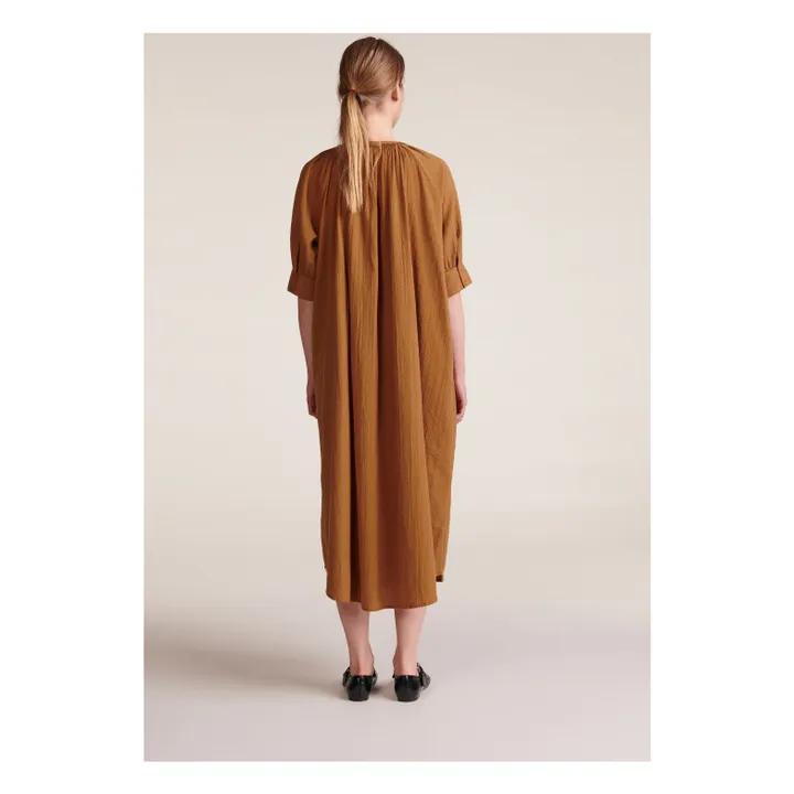 BELLEPIECE Robe Derek Rayures Dobby | Beige