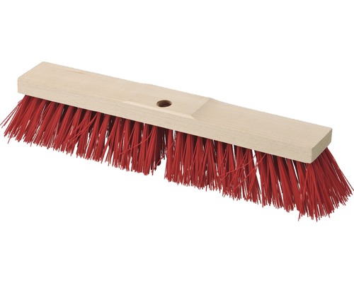Bümag straatbezem 50 cm, PVC rood