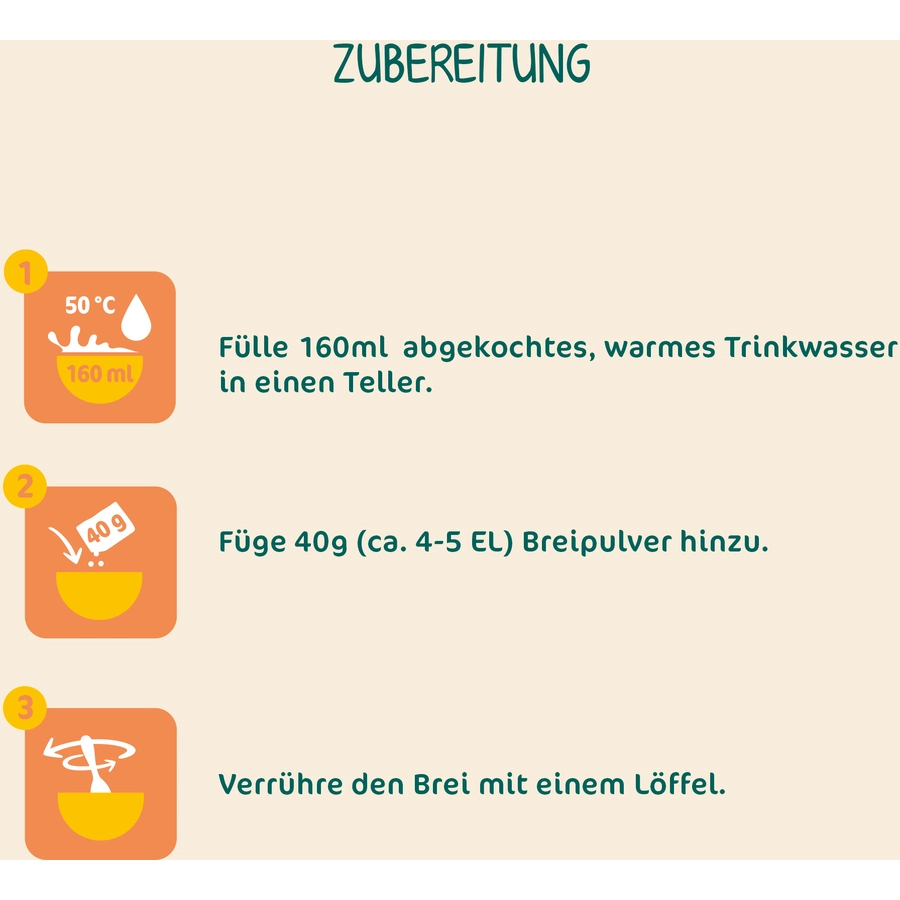 Milupa Milchbrei Grieß Guten Morgen 400 g ab dem 6. Monat