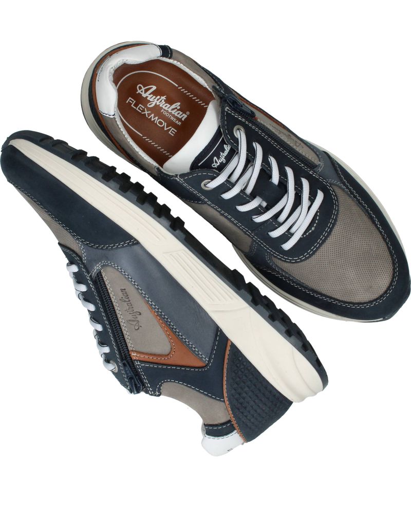 Australian Hawker Sneakers Blauw Heren