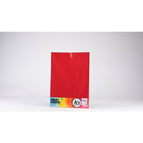 A3 mix karton 10 ark - 5 farver