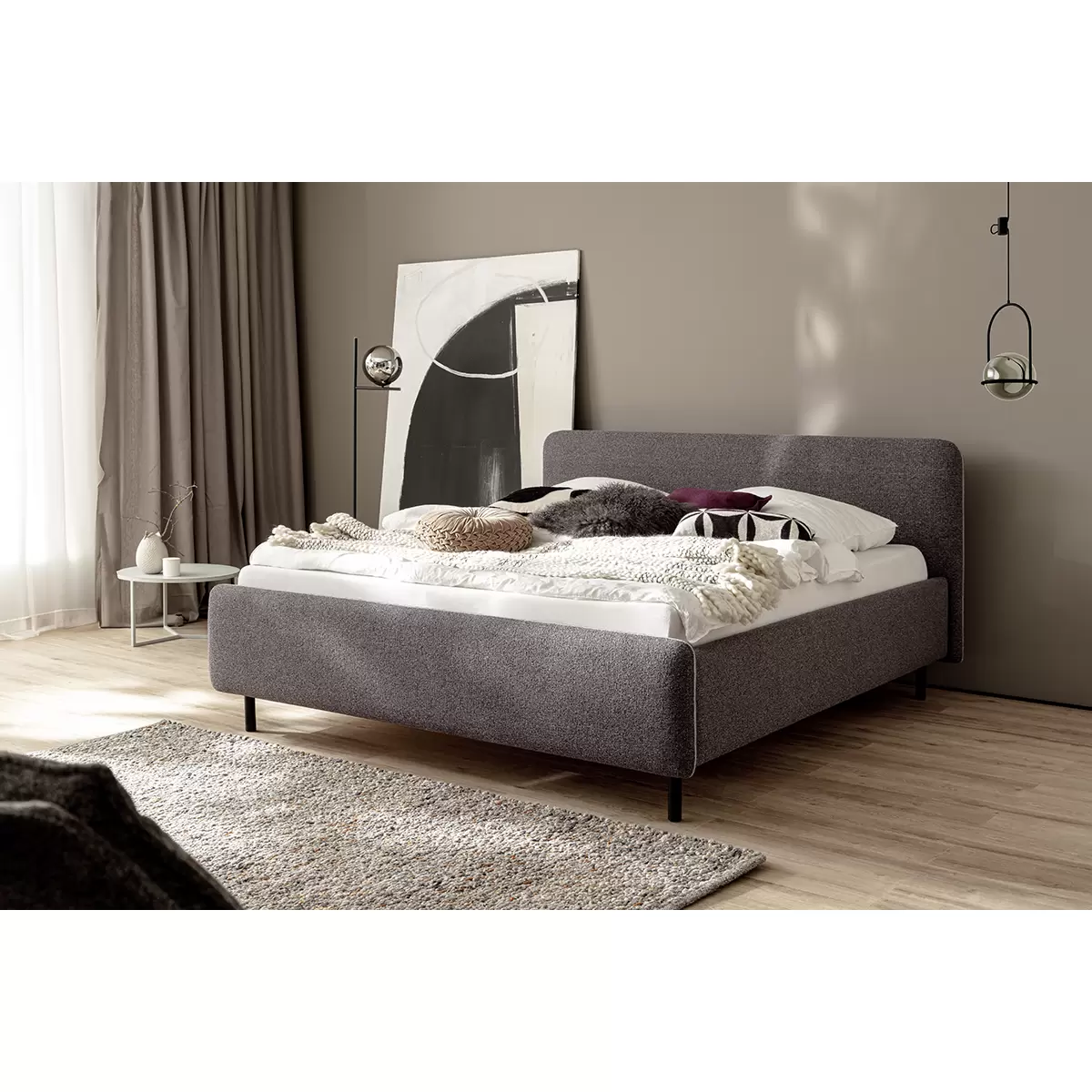Polsterbett Primo 160x200 Anthrazit