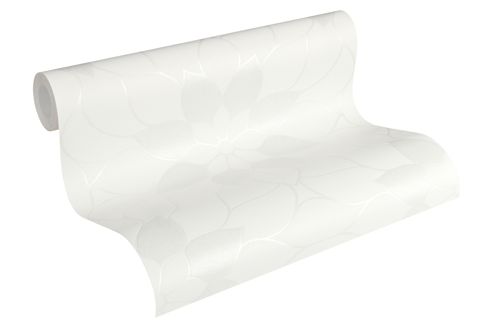 Vliestapete NEUE BUDE 2.0 - weiß - Floral - 10 Meter