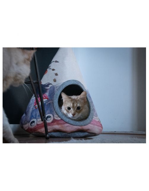 Takara Yin Yang Tipi - Kattenbed - 42x56 cm