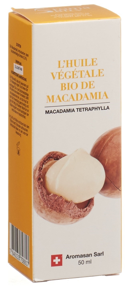 Aromasan Macadamiaöl<br>50 ml, Bio