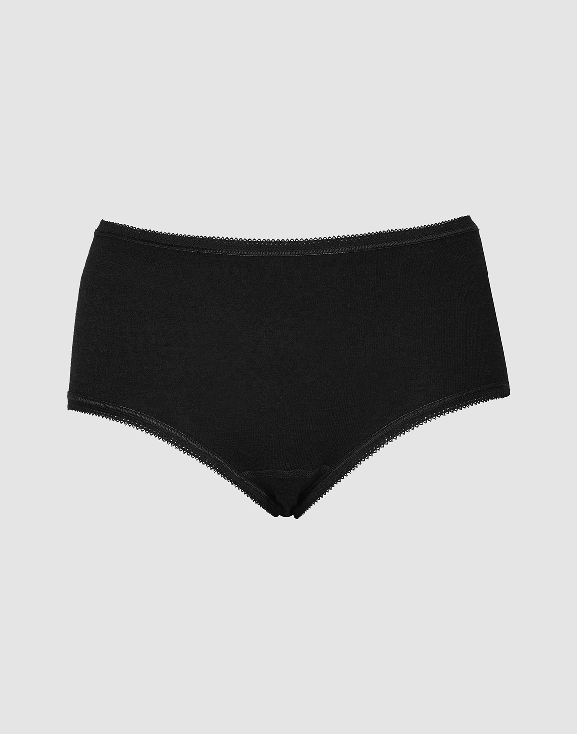 Slip van merinowol voor dames in Zwart