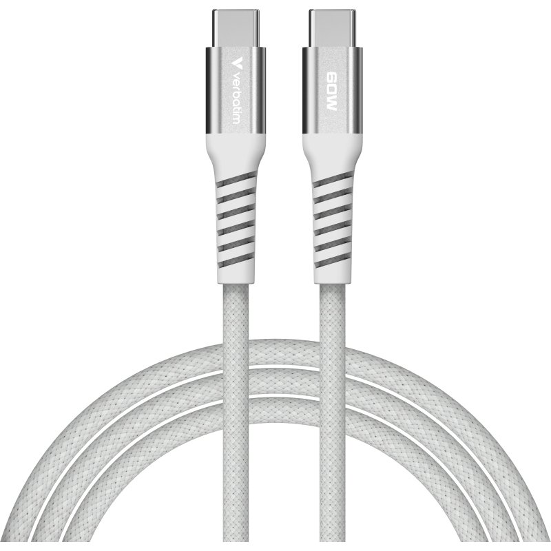 Verbatim 31850 câble USB USB 2.0 1,2 m USB C 0,48 Gbit/s 60 W Gris