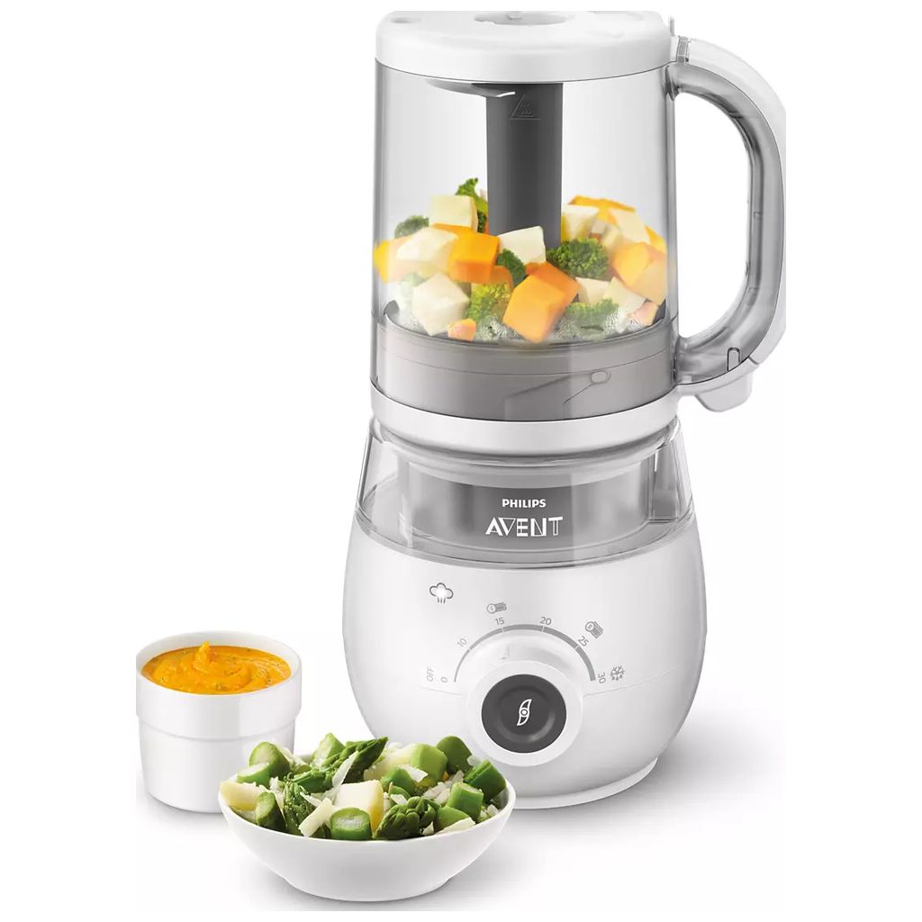 Philips AventPhilips Avent   Premium 4in1 Dampfgarer mit Mixer grau