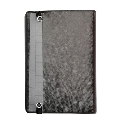 Agenda à élastique Oxford Genius - 1 semaine sur 2 pages - 10 x 15 cm - noir - Hamelin