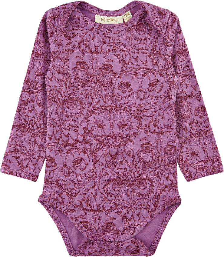 Soft Gallery SGBBOB OWL L_S BODY Mulberry