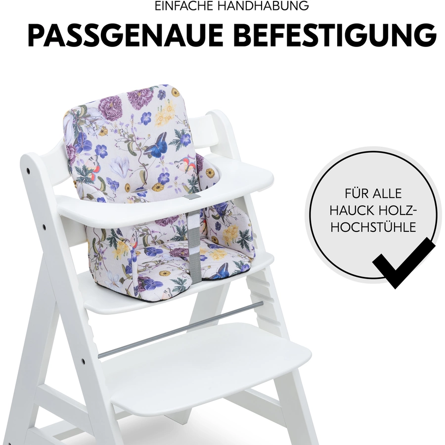 hauck Hochstuhlauflage Baby Pad Floral Beige