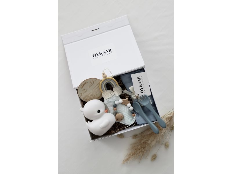 Oykami Geschenkset Junge Wien Baby-Geschenkbox mit Nachtlicht