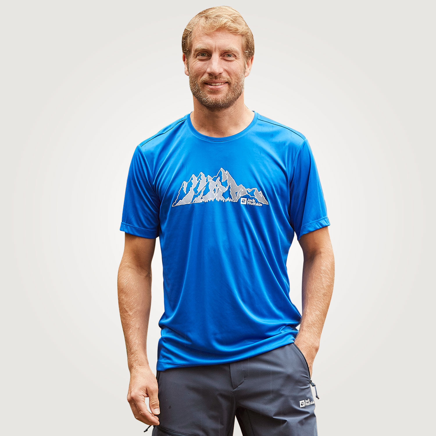 Jack Wolfskin Herren T-Shirt Peak graphic T M