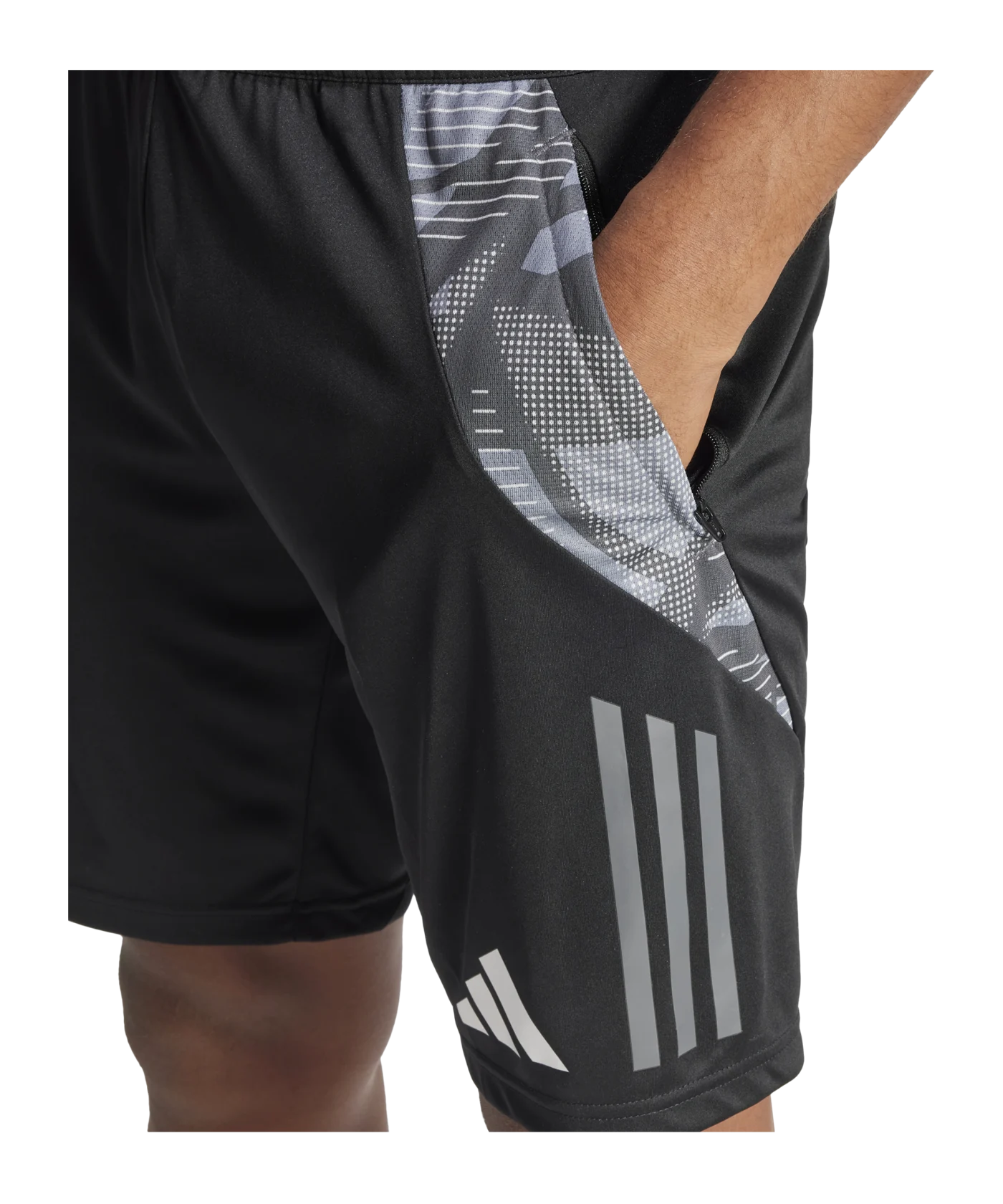 adidas Tiro 24 Competition Trainingsshort Schwarz Grau