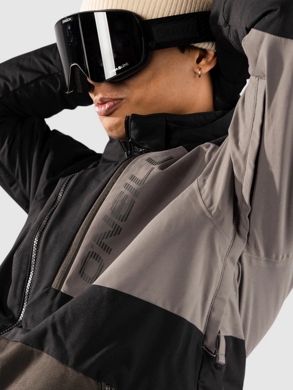O'Neill Jacksaw Jacket black out colour block