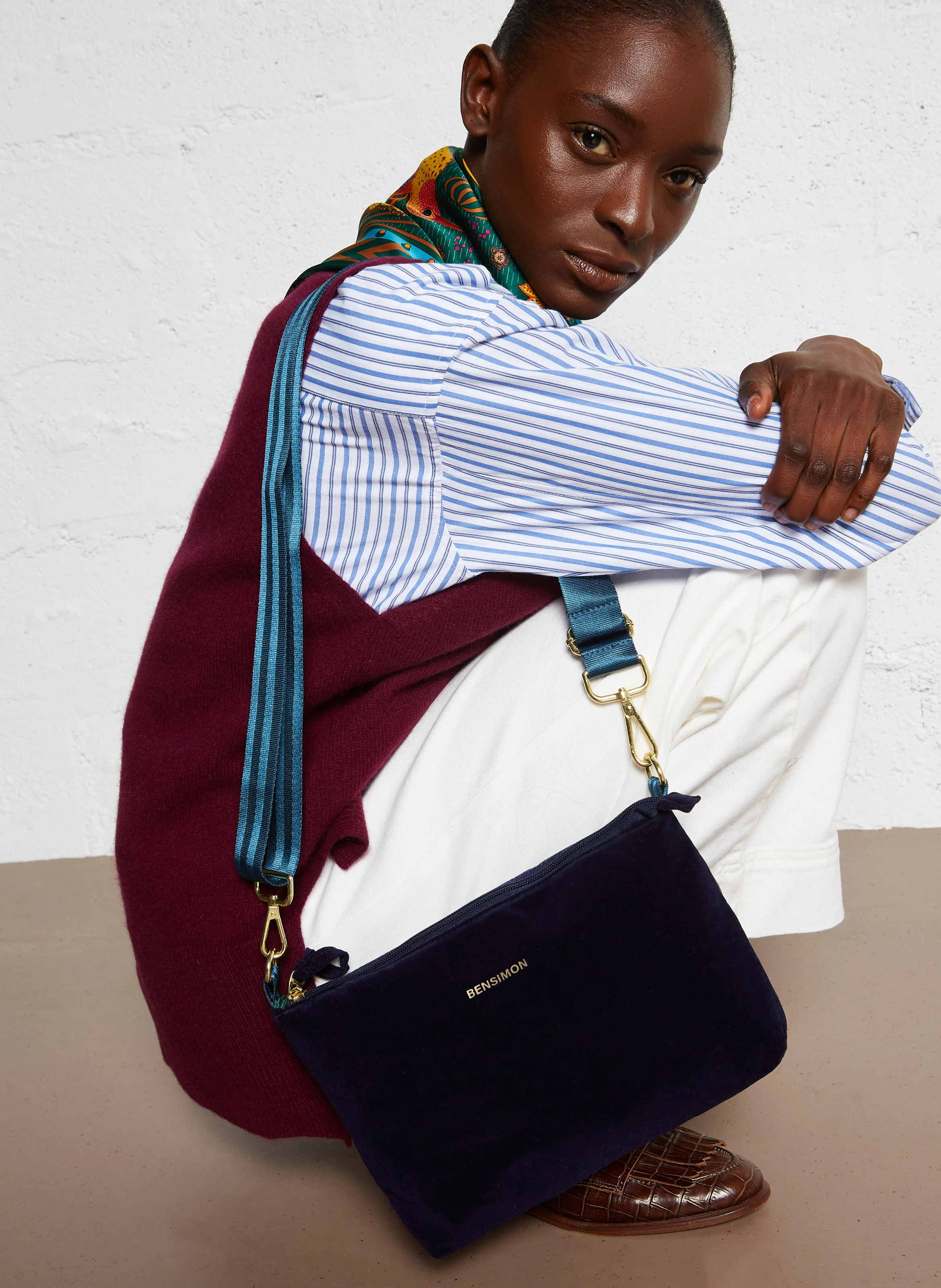 MANSFIELD - Sac bandoulière | Bleu