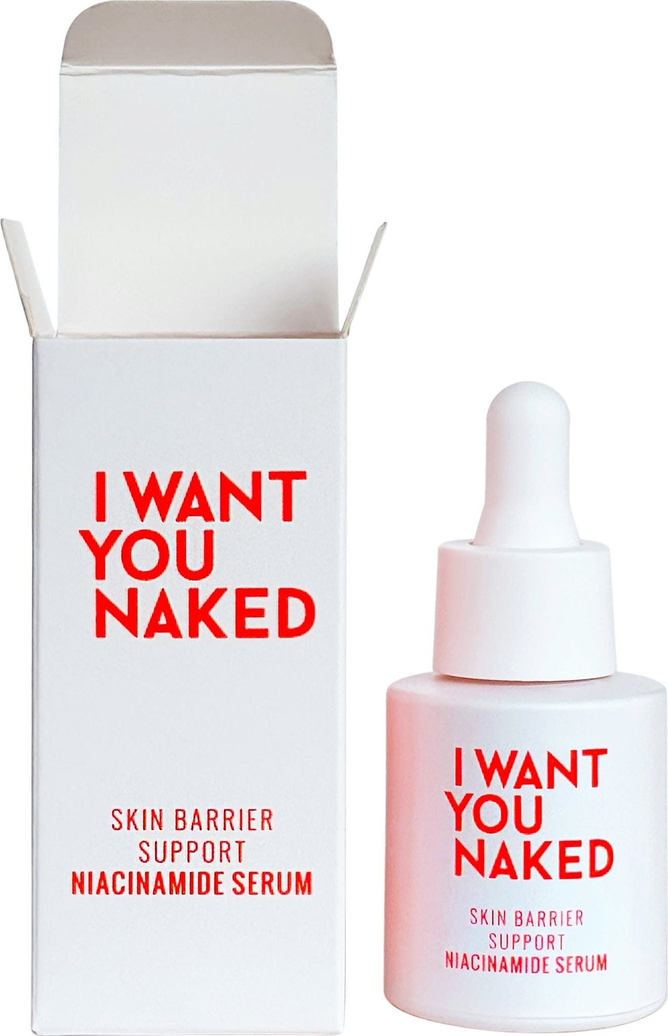 I WANT YOU NAKED  Skin Barrier Support Niacinamide Serum, 20 ml