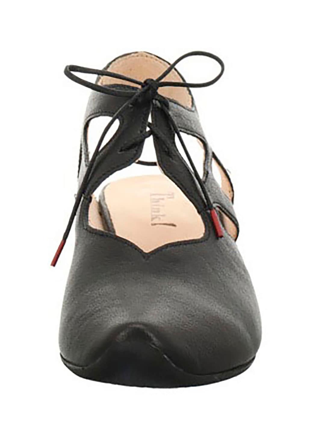 Think! Slingpumps »DAMEN«  , Schnürpumps, Sommerschuh, Trichterabsatz, mit feiner Musterung