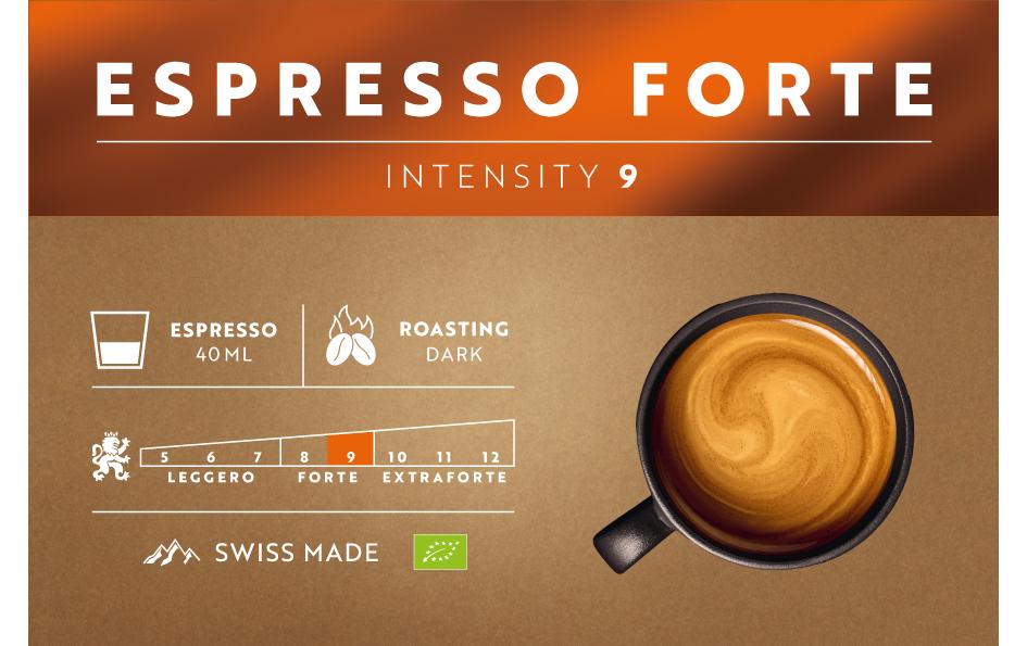 Professional Pads Espresso Forte Bio & Fairtrade 50 StückNespresso Professional Pads