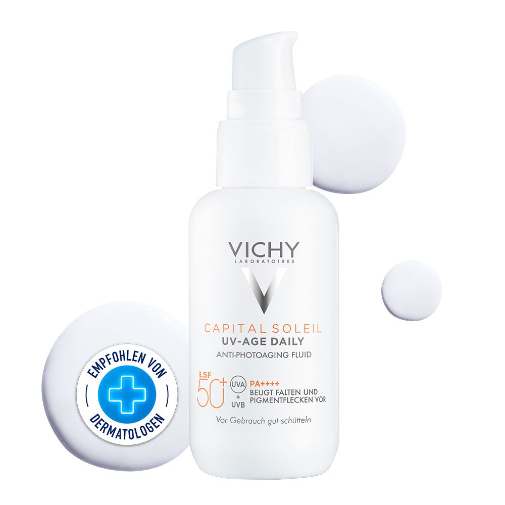 Vichy CAPITAL SOLEIL UV-Age Daily LSF 50+ Sonnencreme für das Gesicht