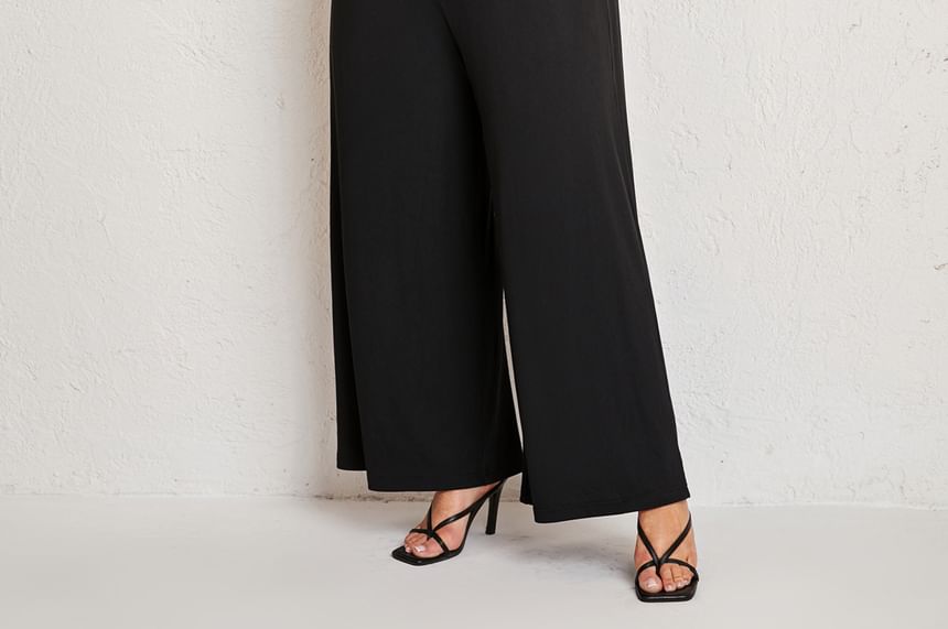 Double Crazy - Mouwloze effen jumpsuit