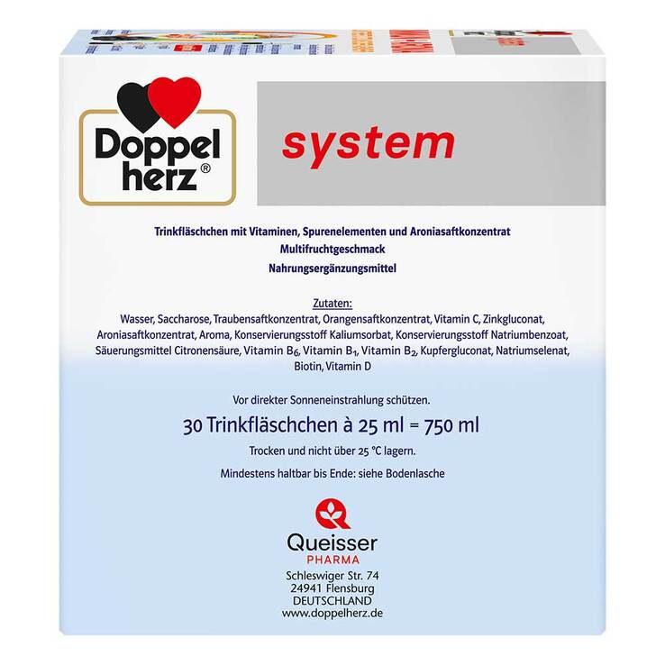 Doppelherz system Immun+Aronia Ampullen, 30 St