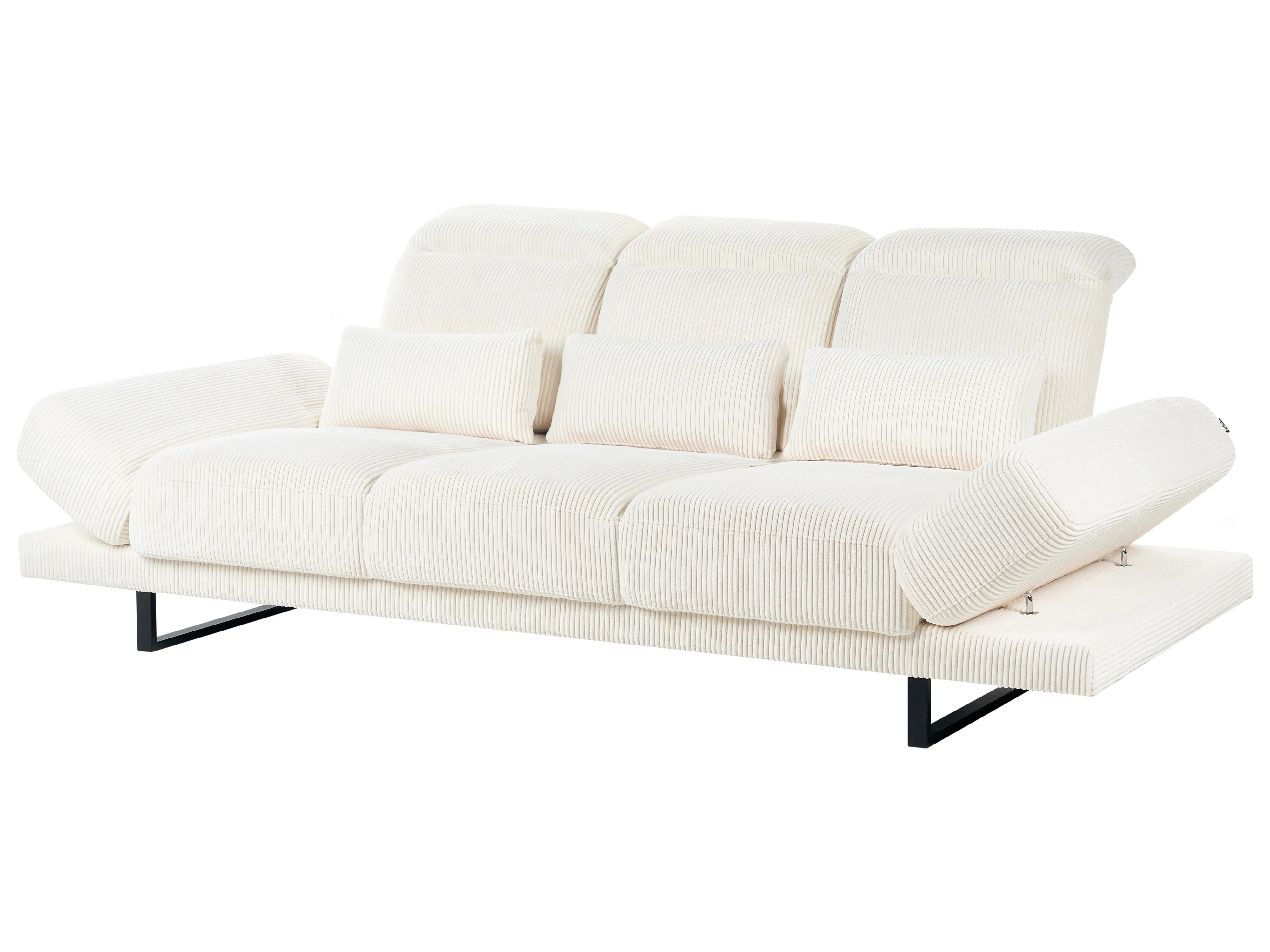 Bank 3-zits IKAST Corduroy Lichtbeige