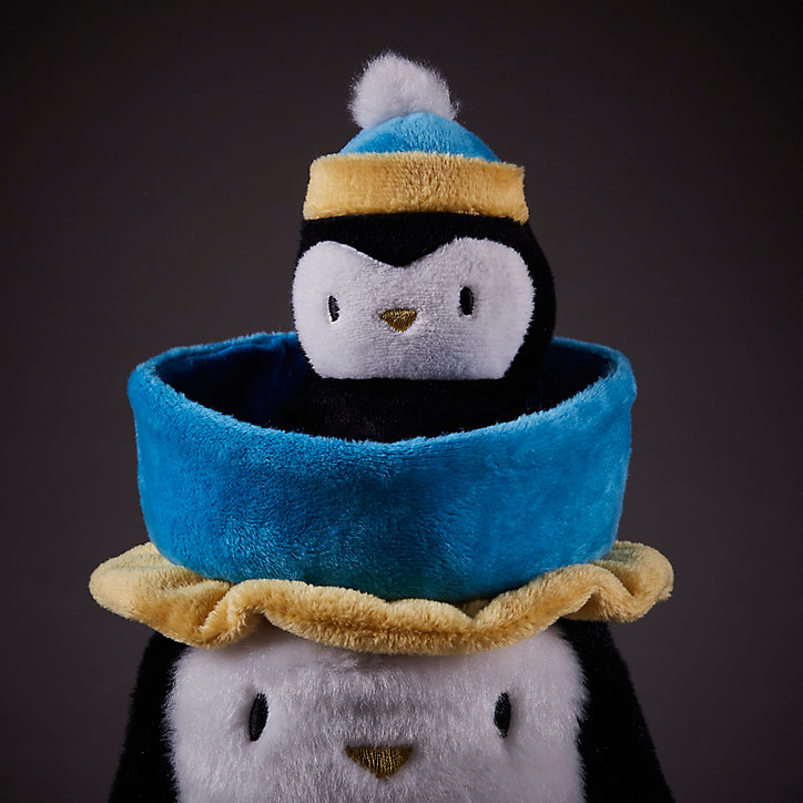Peluche de Noël animée et musicale pingouins
