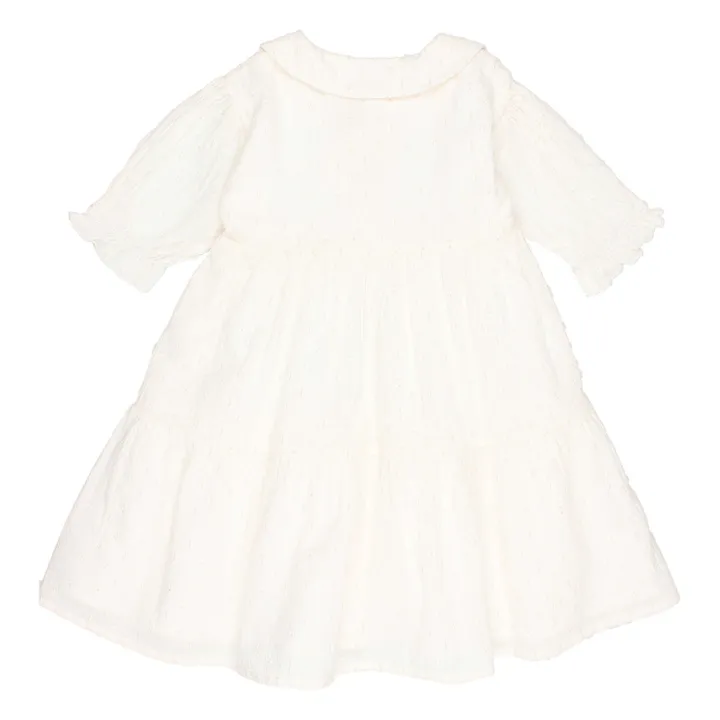 Búho Robe Plumetis Pailletée | Blanc