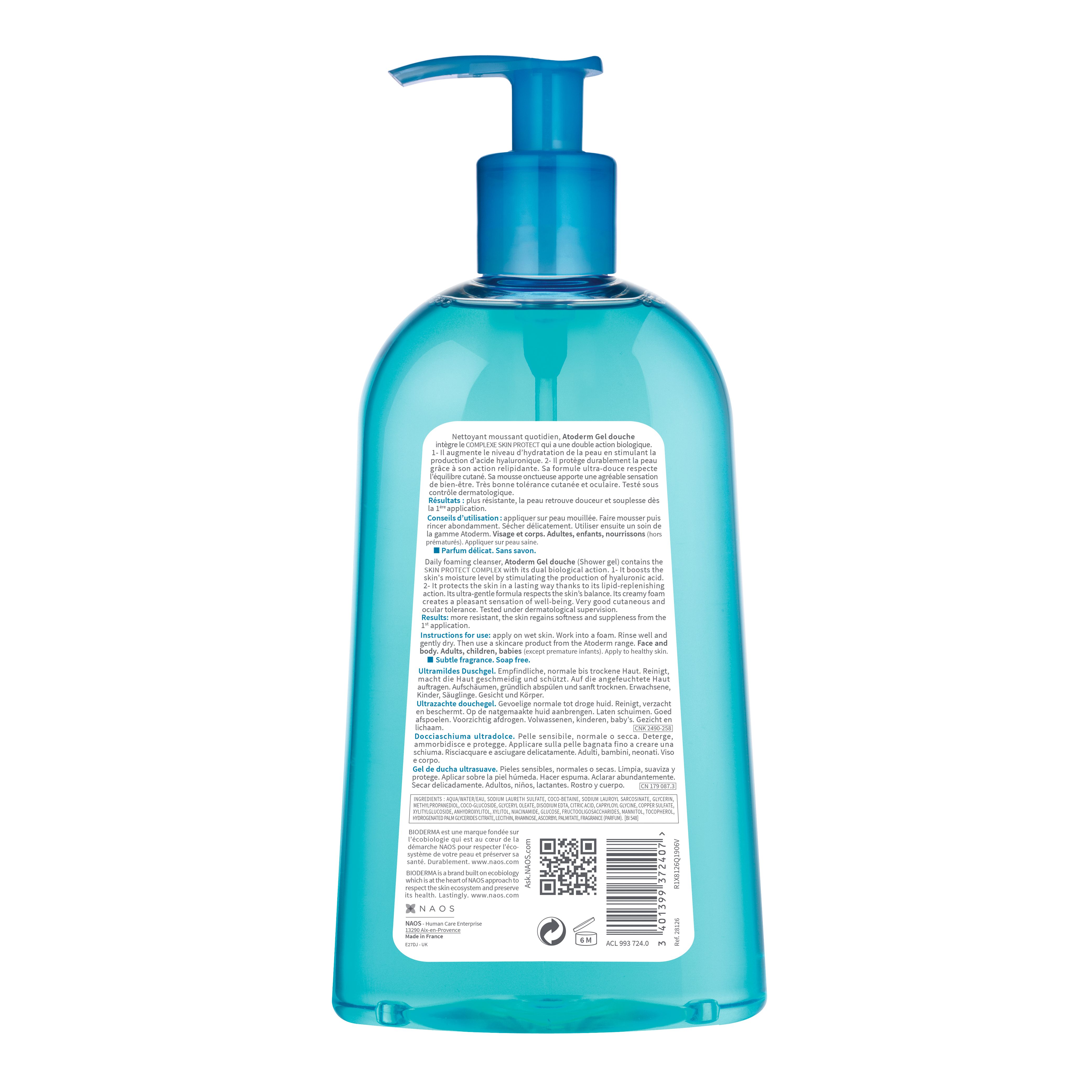BIODERMA Atoderm Gel douche Mildes, seifenfreies Duschgel - Jetzt 25% sparen mit Code 