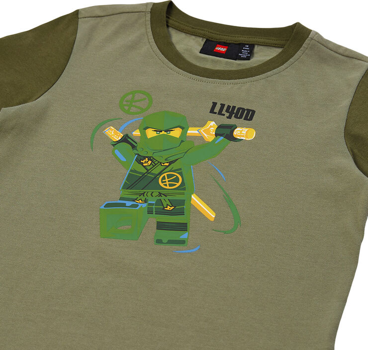 LEGO kidswear-LEGO børnetøj LWTANO 606 - T-SHIRT S/S Light olive green