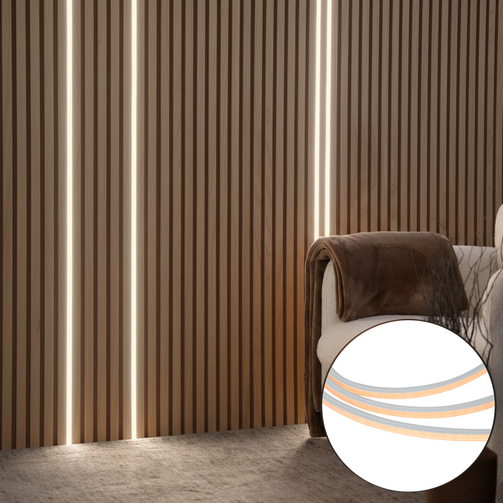 LUEDD Smart LED strip 300cm dimbaar in Kelvin - Akoestische