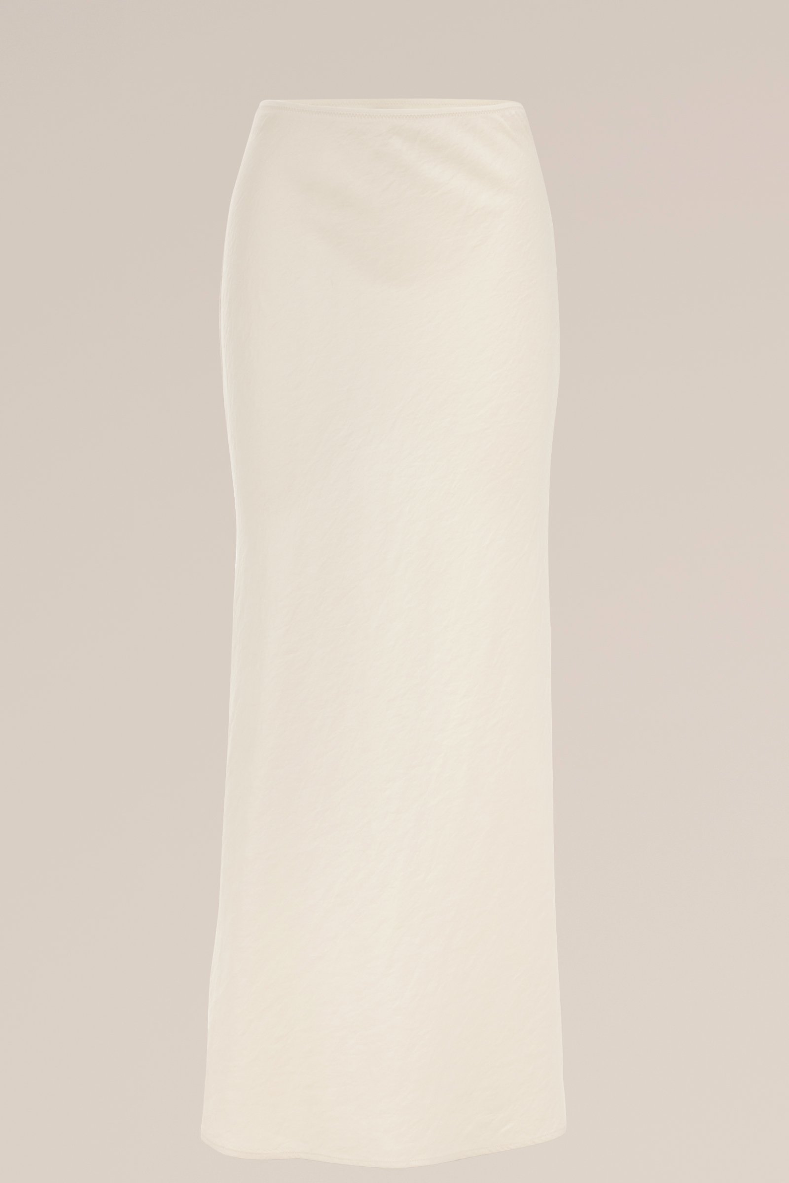 maxi-rok met satijnen look WE Studio Gebroken wit