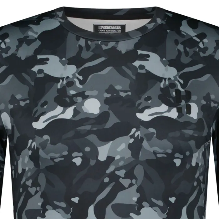 Poederbaas Camo Thermo shirt Heren