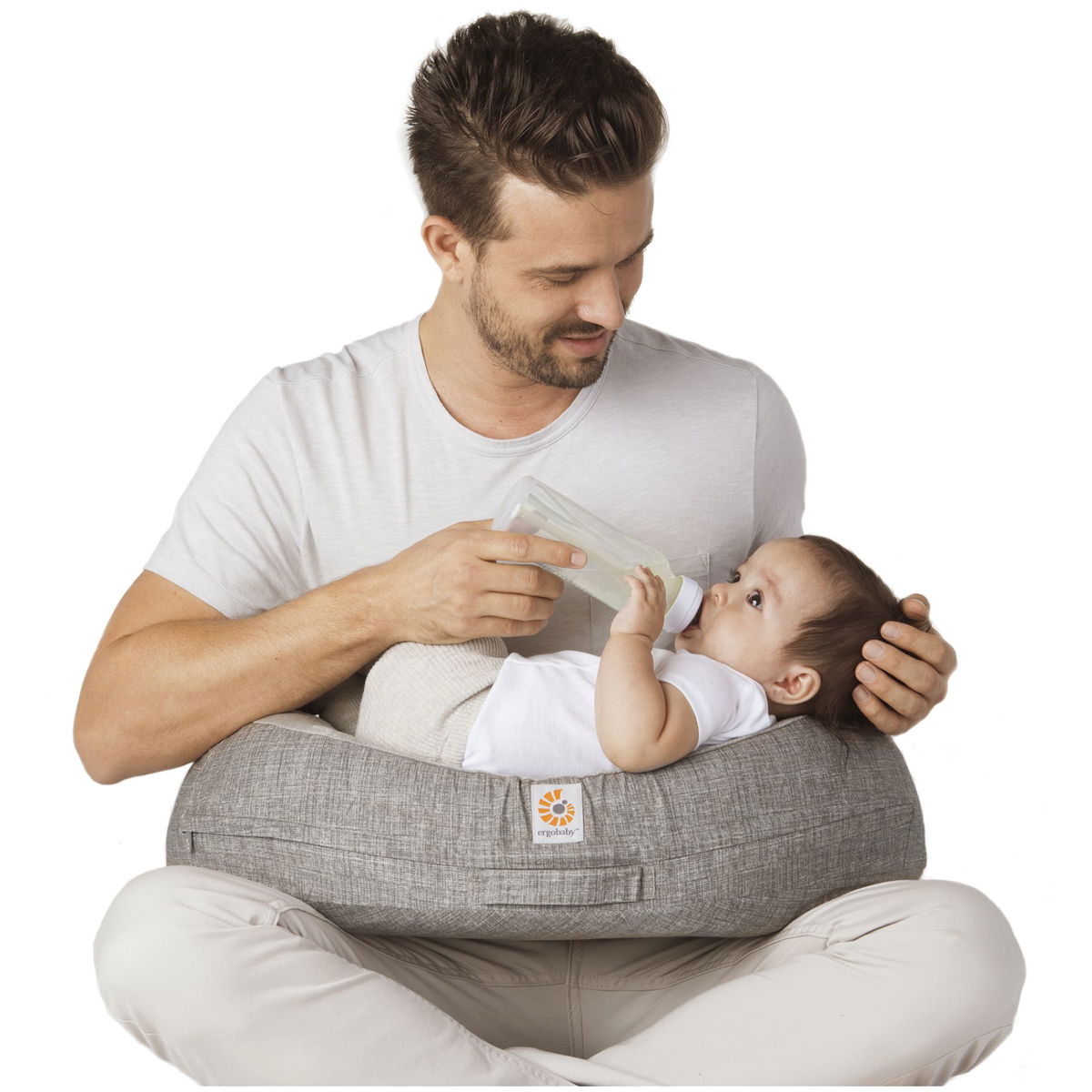 ergobabyergobaby   Stillkissen Natural Curve grey