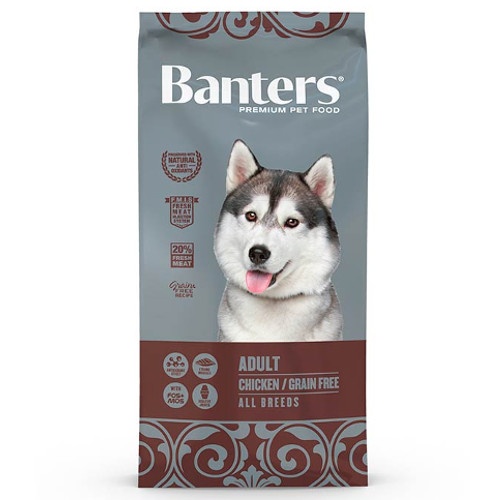 Ração Banters para Cães Adultos com Sabor de Frango