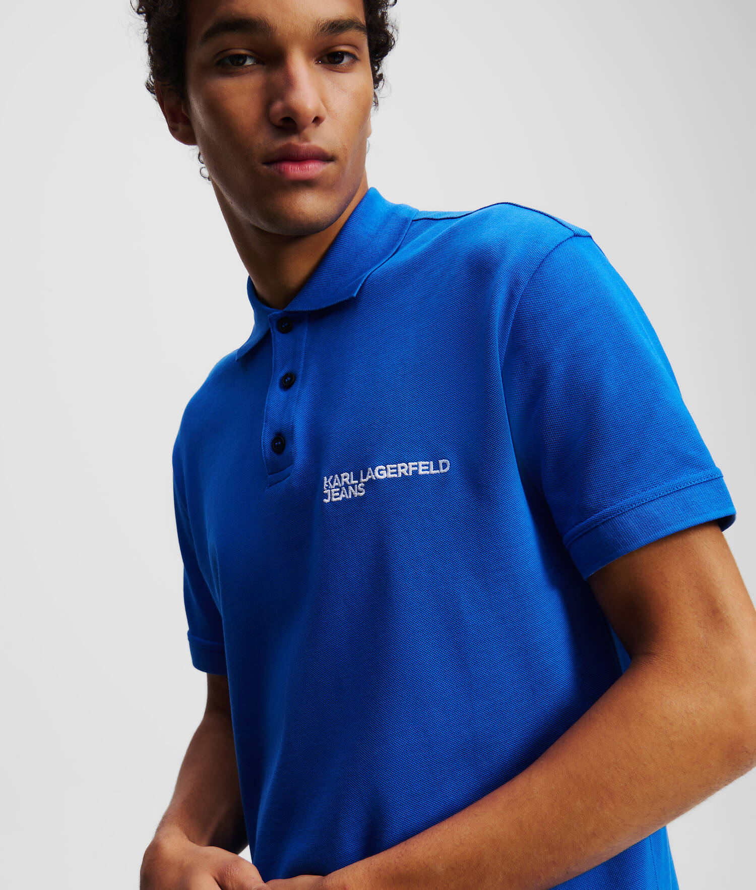 POLO AVEC LOGO KLJ - Bleu KLJ