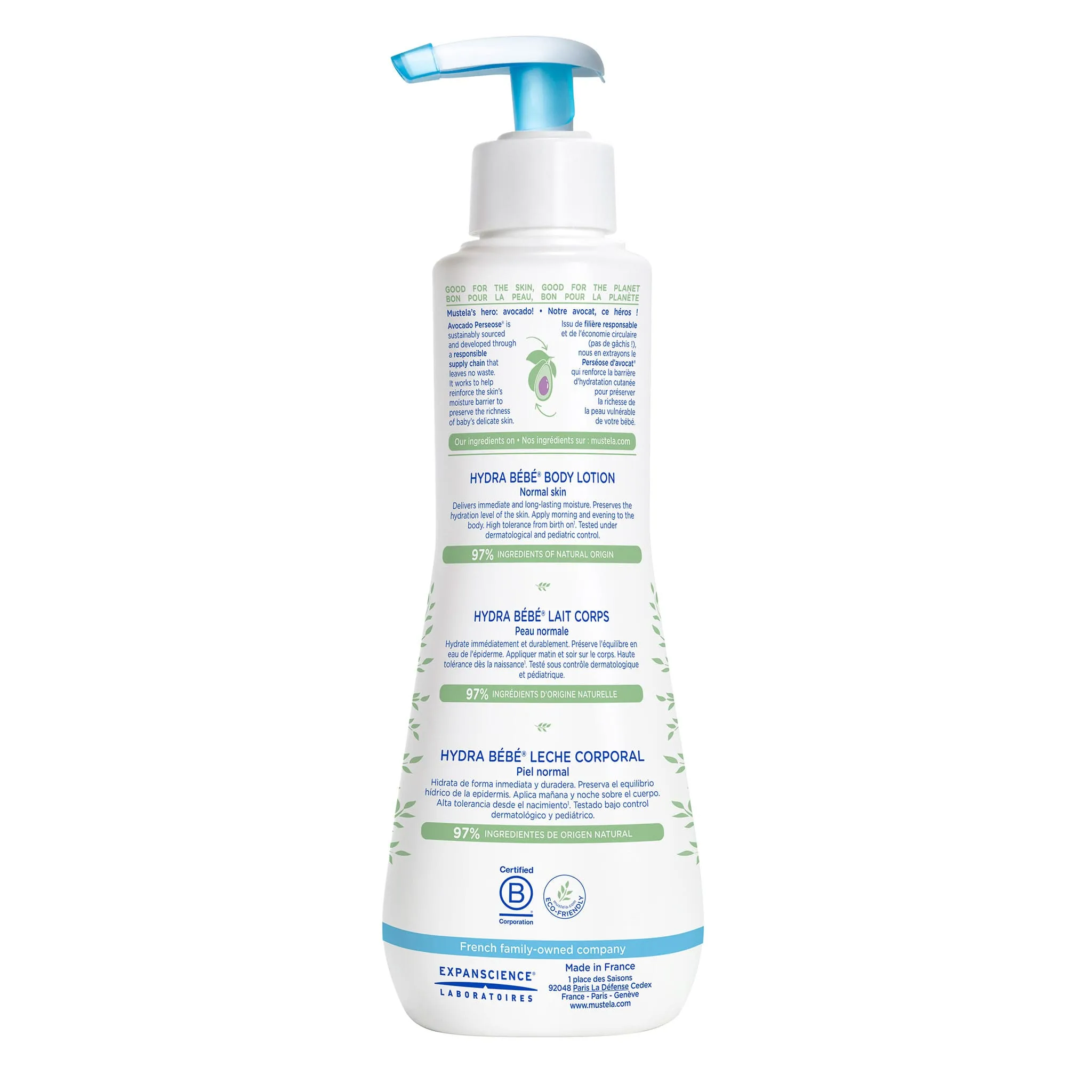 Mustela Hydra Bébé Lait de Corps 300ml