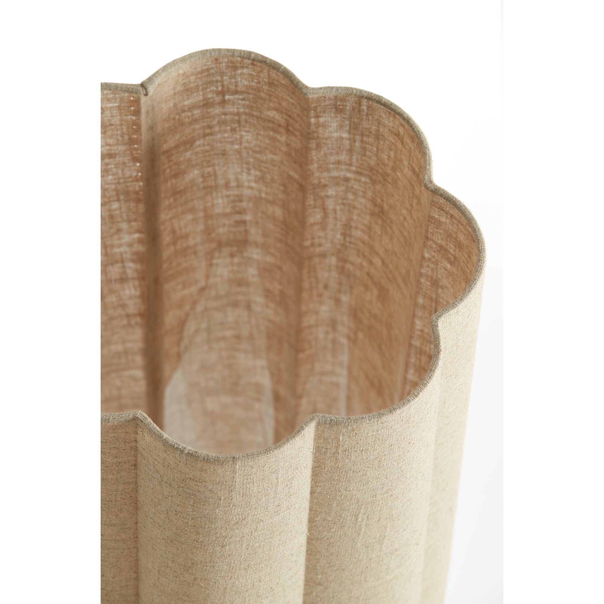 vtwonen Vloerlamp Fringe - Naturel - Ã30cm
