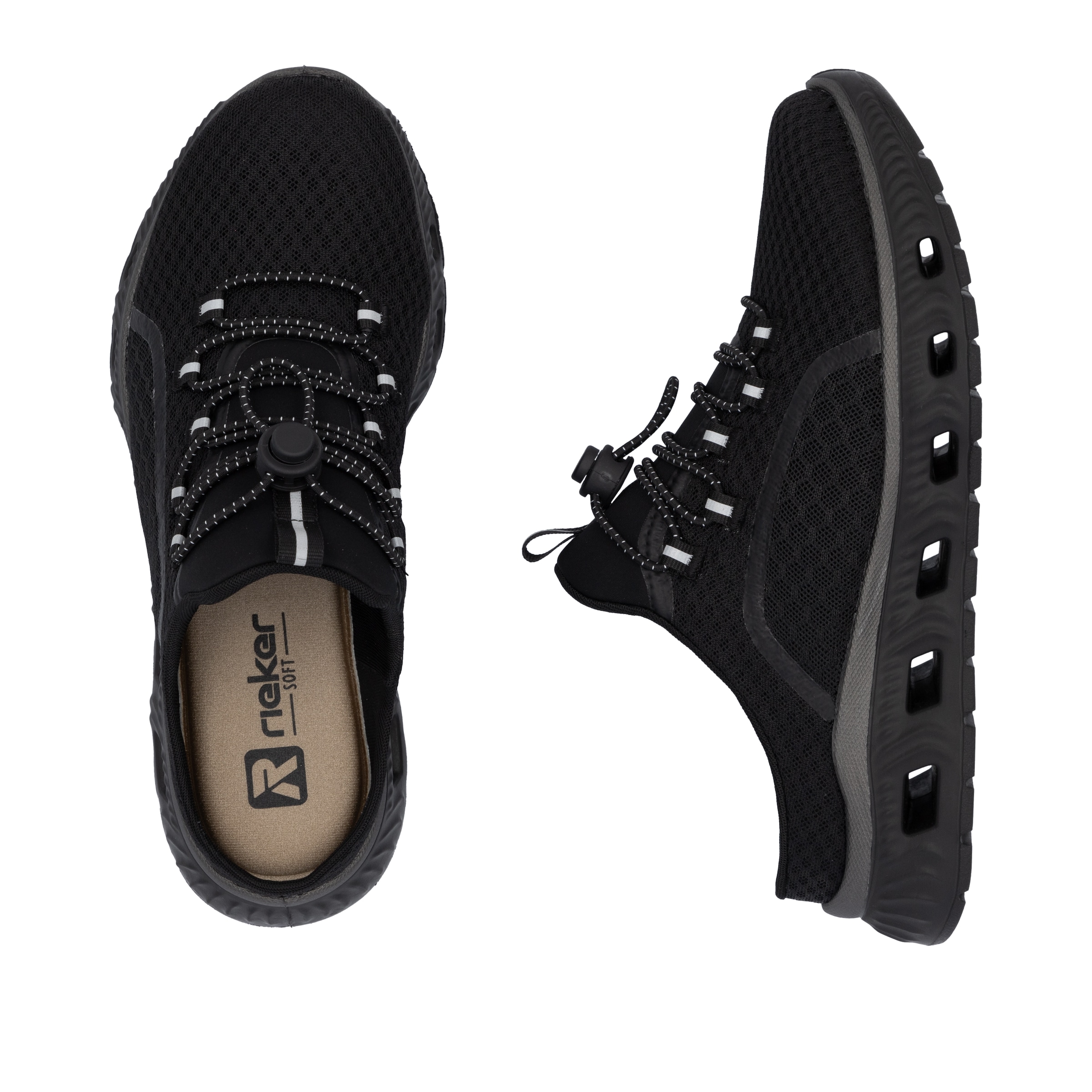 RIEKER Sport Clog  , Outdoormode, Plateau, Sommerschuh mit MemoSoft-Ausstattung