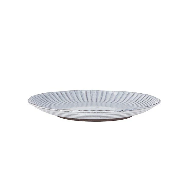 Bahne Interior  Birch tallerken, stentøj, hvid - Ø21 cm.