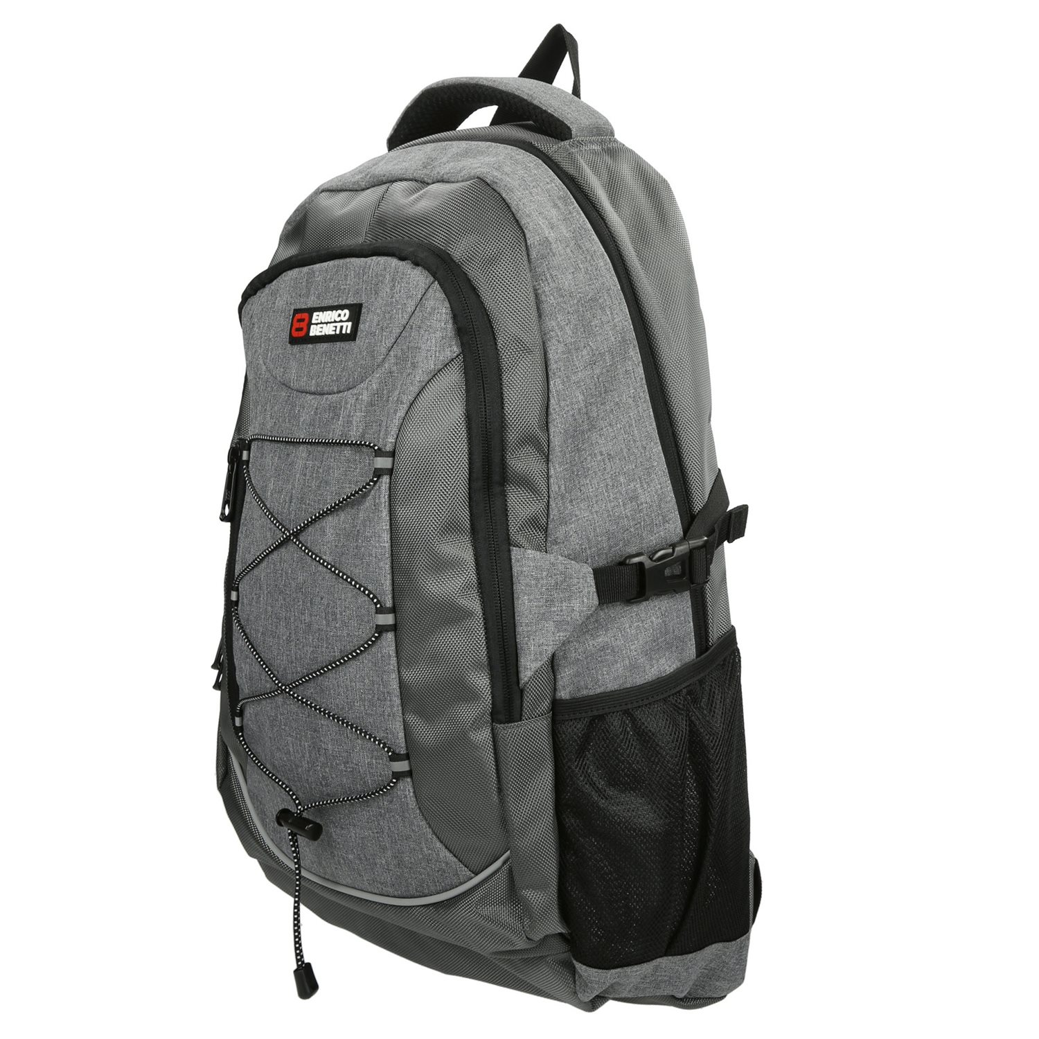 Enrico Benetti Yellow Stone 15'' Laptop Rugzak grijs