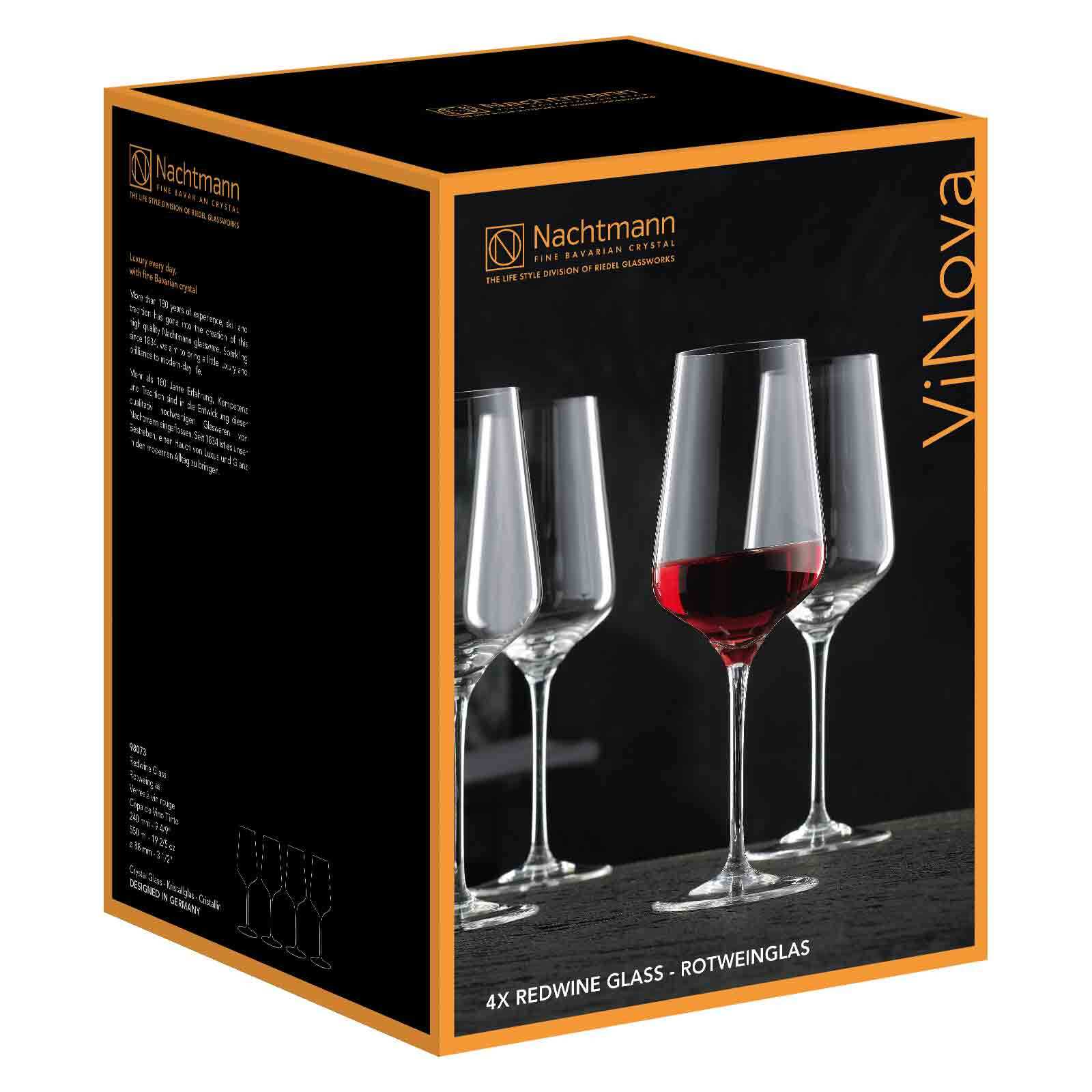Nachtmann Rotweingläser ViNova 550 ml 4er Set