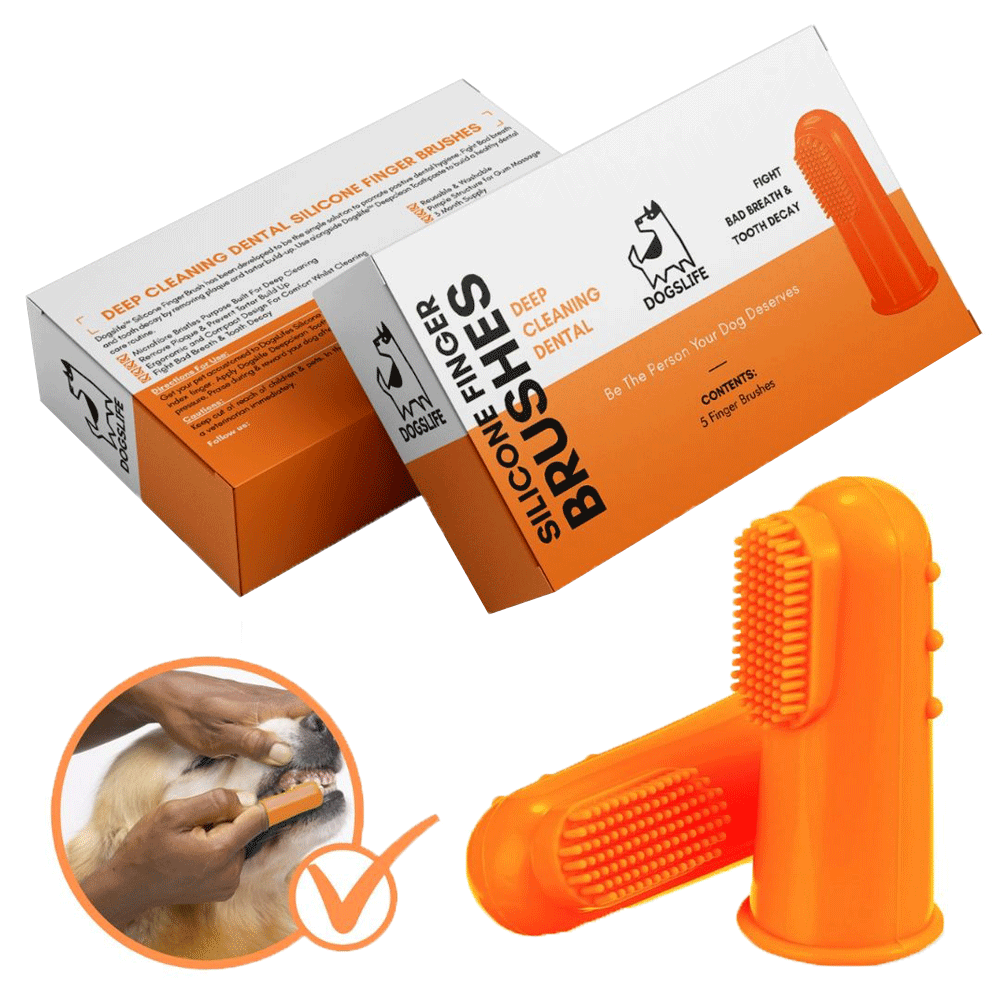 DogsLife Silicone Finger Toothbrushes