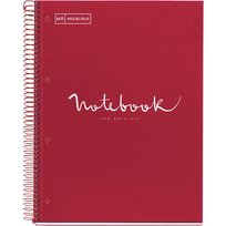 Cahier à spirale 'Notebook EMOTIONS', A5, bleu