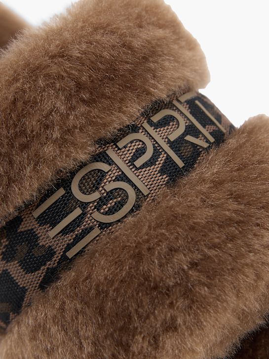 ESPRIT Pantoffel Braun