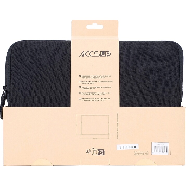Housse PC Portable Accsup SLV Noire 15''
