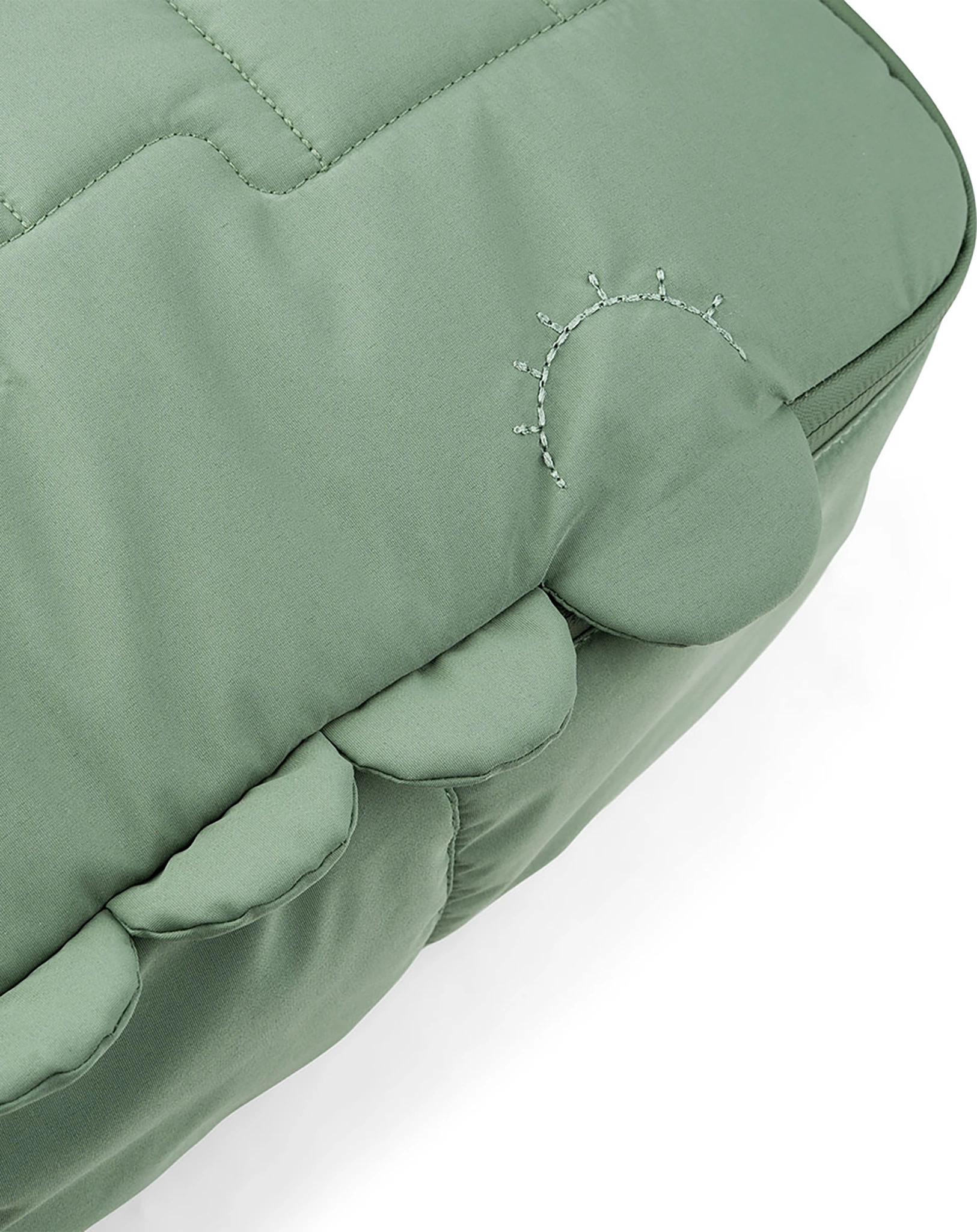 Kinderrucksack CROCO (32x25x12) gesteppt in grün