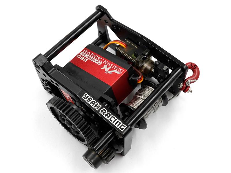 Yeah Racing Modellbau-Seilwinde mit Kupplung, für Servos, B Seilwinden Kit für 360° Servos